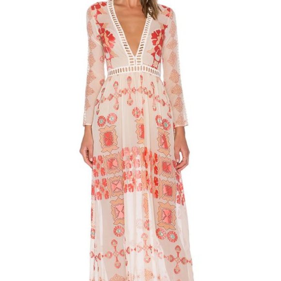 for love and lemons barcelona maxi dress